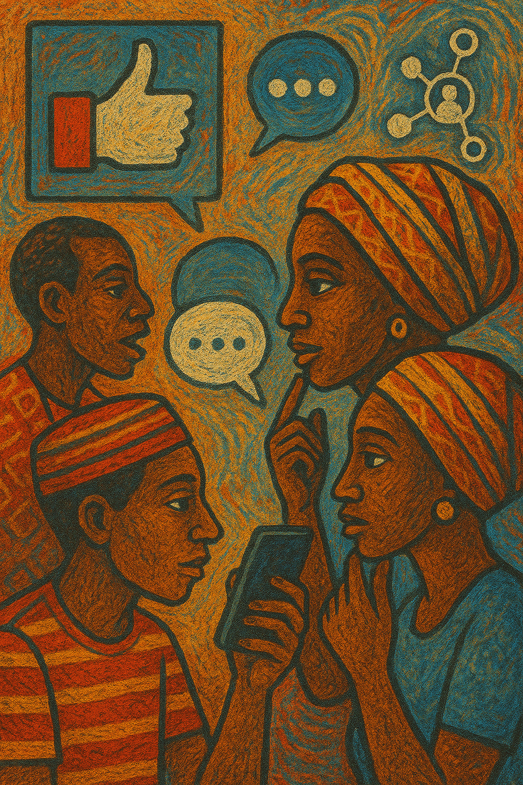 Conversa em redes sociais pedindo indicações.